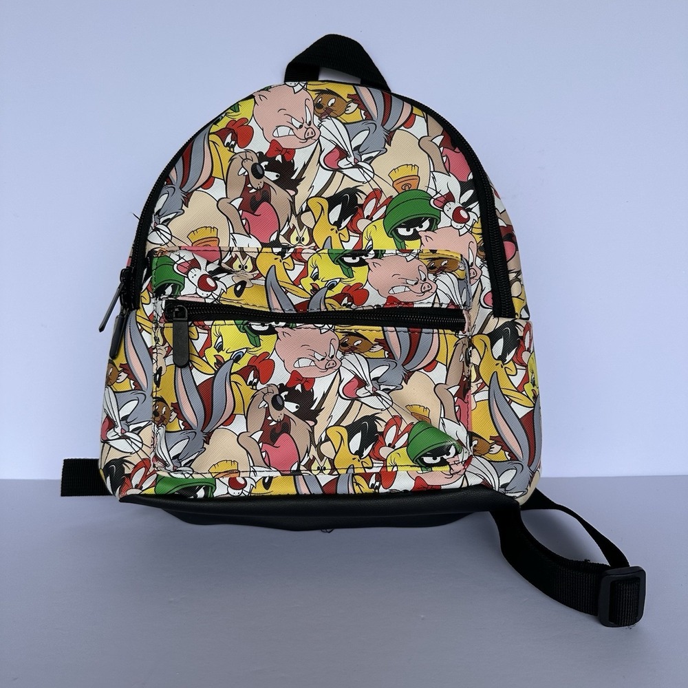 Bioworld Looney Tunes Mini Backpack Multi-Character‎ Adult/Kids 12x10